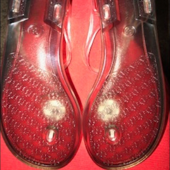 ❌FINAL PRICE JELLY STRAWBERRY 🍓 SANDALS!ADORABLE - Picture 4 of 5